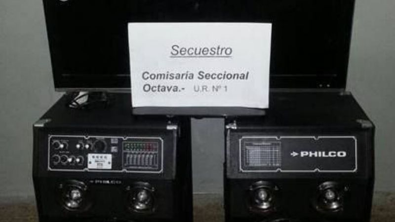 Recuperan elementos de dudosa procedencia