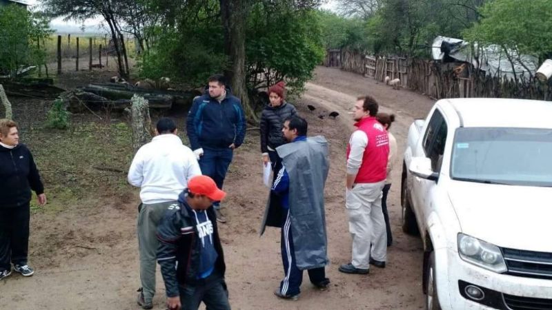 La JP llevó ayuda a los afectados por las inundaciones