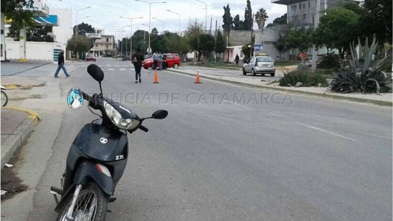 Niño herido tras un choque
