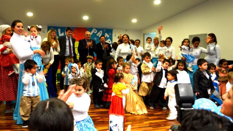 El Jardín Maternal del Senado festejó el Día de la Patria