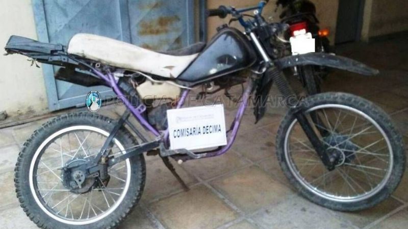 Secuestran una moto con pedido