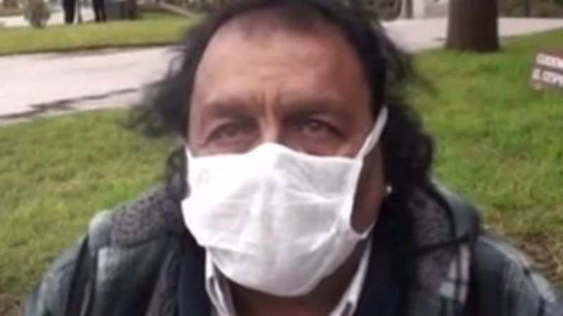 Cesanteado nacional se encadenó y quiere cobrar