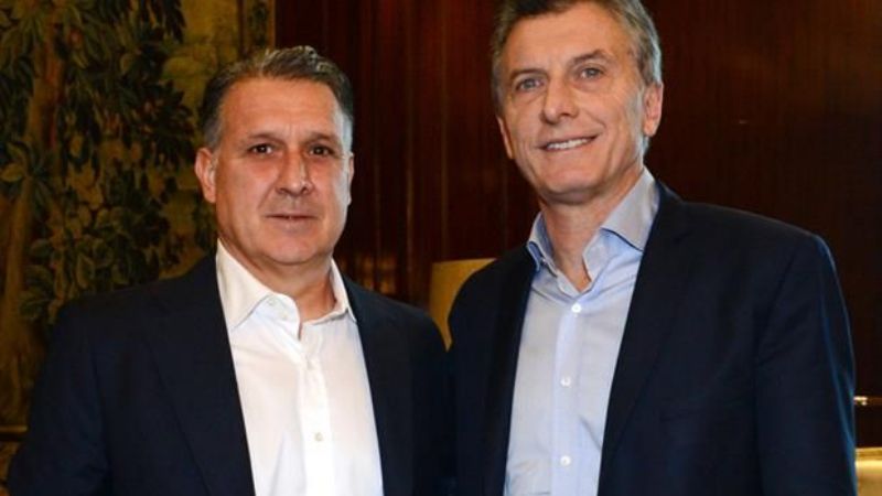 Junto a Niembro, Macri recibió a Martino en la Casa Rosada
