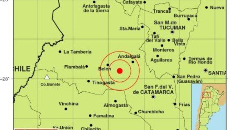Tembló Catamarca