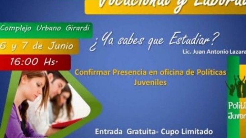 Conferencia de Orientación Vocacional y Laboral para jóvenes