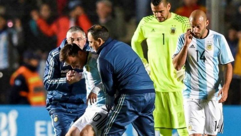 Parte médico oficial: Messi sufrió "una importante contusión ósea"