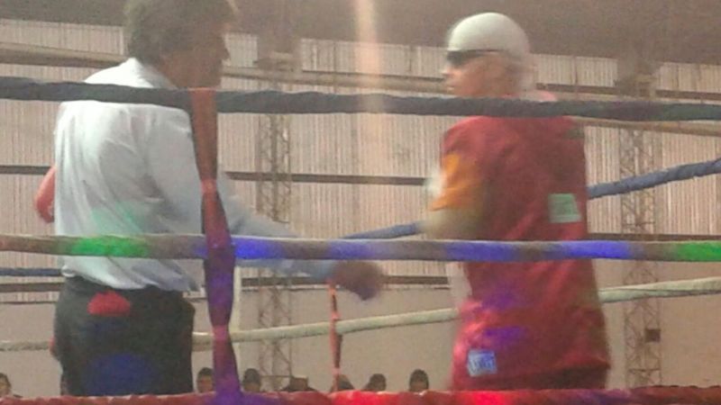 Lucas Báez ganó por abandono