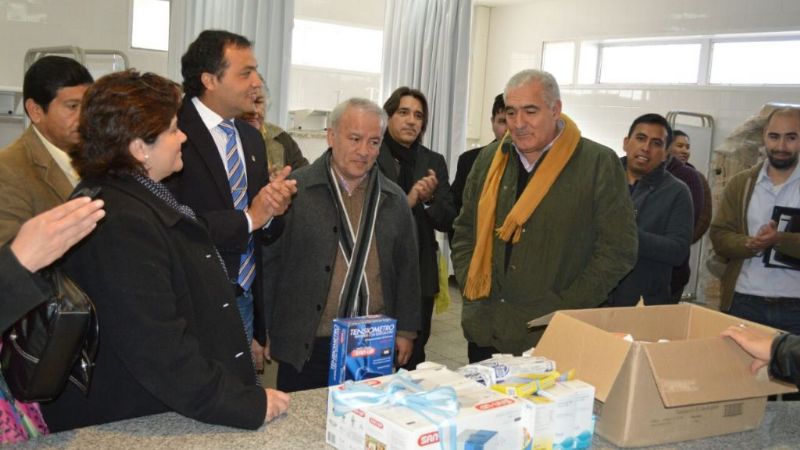 El vicegobernador en Santa María