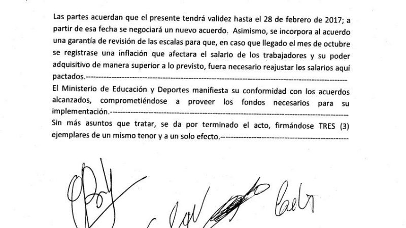 No docentes universitarios acordaron un 31% de aumento
