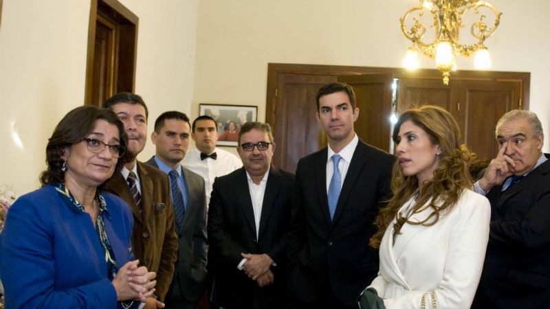 Lucía recibió a gobernadores de la región