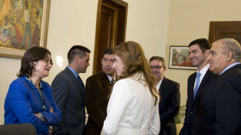 Lucía recibió a gobernadores de la región
