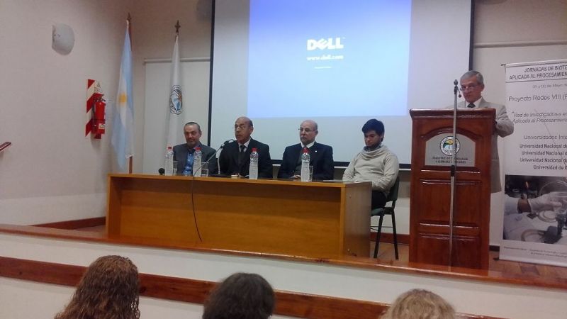 Se inauguraron las "Jornadas de Biotecnología Aplicada al Procesamiento de Minerales"