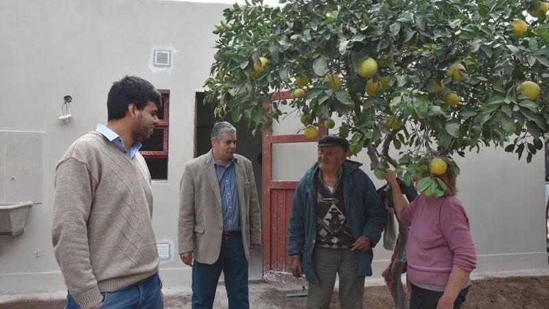La nueva casa de don Espeche, a días de su finalización