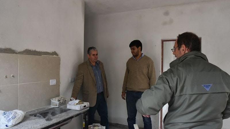 La nueva casa de don Espeche, a días de su finalización