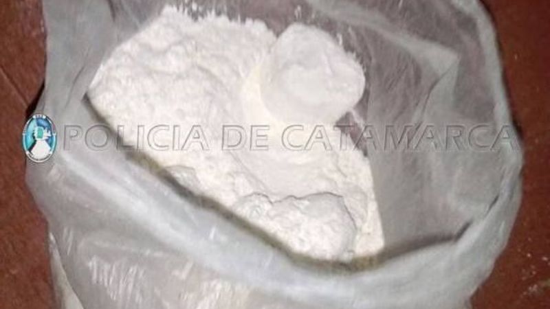 Secuestran ocho kilos de marihuana y un kilo de cocaína de máxima pureza