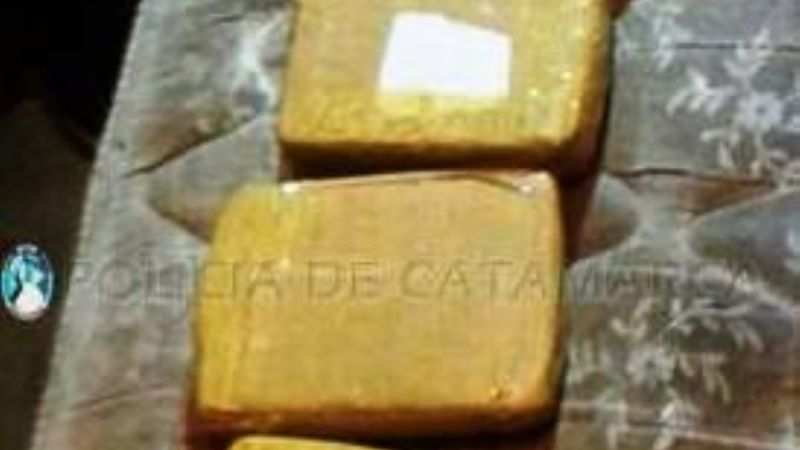 Secuestran ocho kilos de marihuana y un kilo de cocaína de máxima pureza