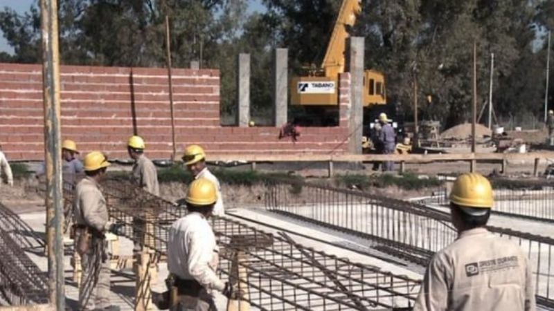 Volvió a caer fuerte la construcción: 13,1% en septiembre