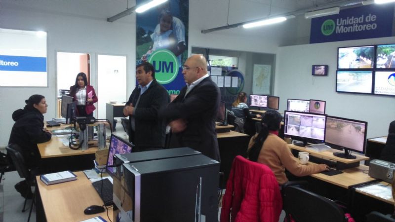 Alumnos visitaron el Centro de Monitoreo Municipal