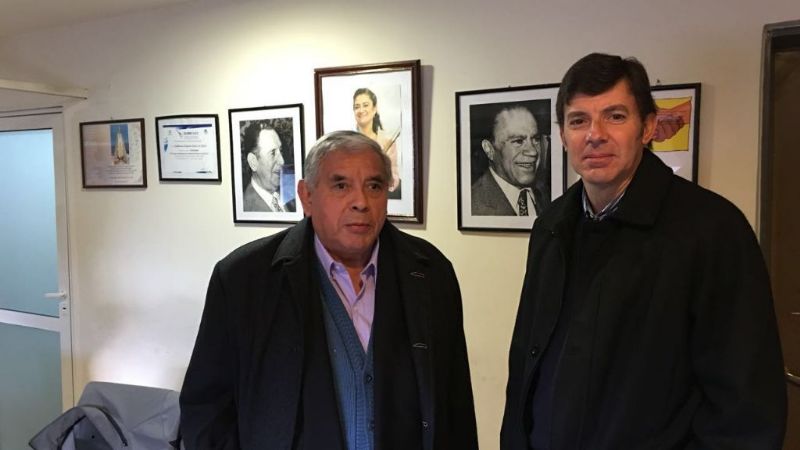 El ministro Dalla Lasta recibió a Pedro Carrizo