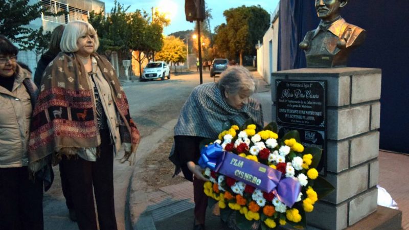 Un busto y una calle en homenaje al Sargento Mario Cisnero