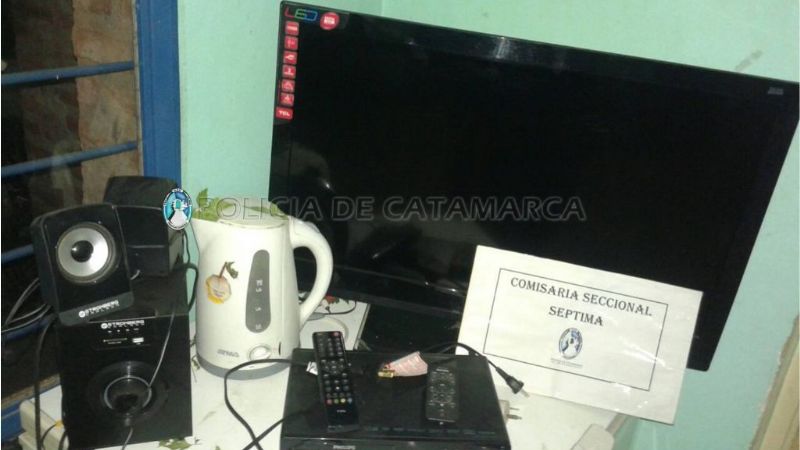 Encuentran en un descampado, elementos robados