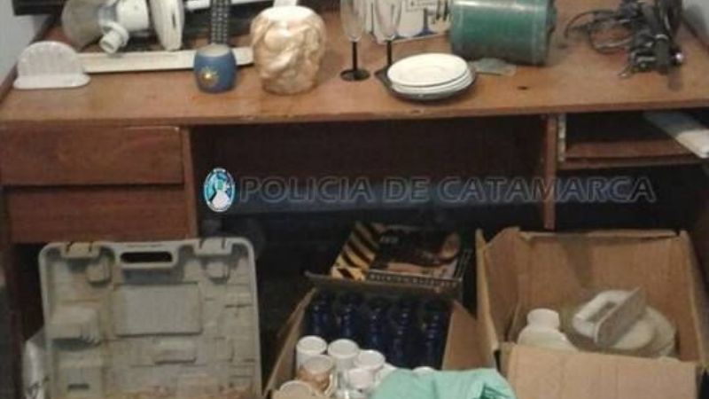 Tras allanamiento esclarecen cuatro ilícitos en Andalgalá