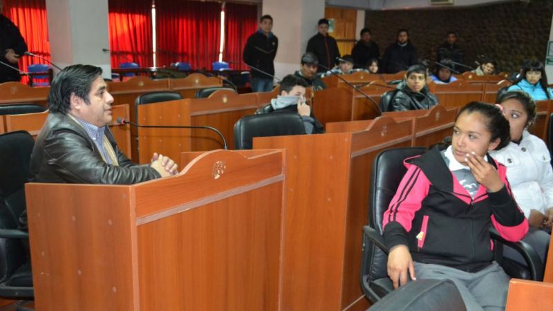 Visita de alumnos a la Legislatura