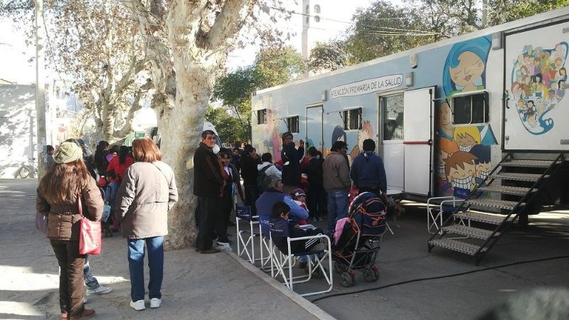 El paso de las unidades móviles de salud por Santa María fue con total éxito