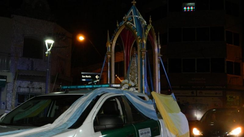 La Virgen del Valle ya transita su camino hacia el Congreso Eucarístico en Tucumán