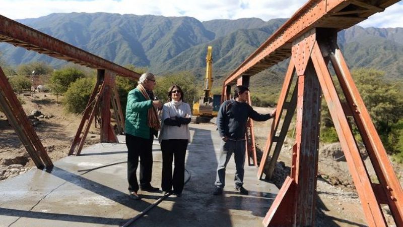 La Gobernadora recorrió obras en Valle Viejo