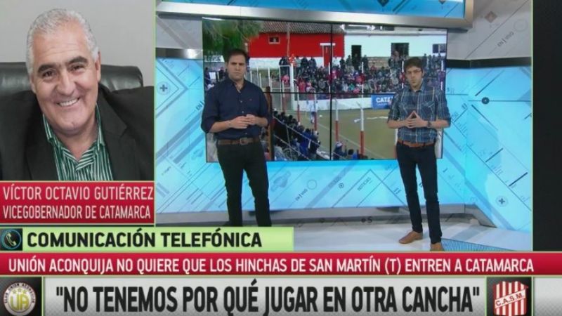 Gutiérrez: "No tenemos por qué jugar en otra cancha"