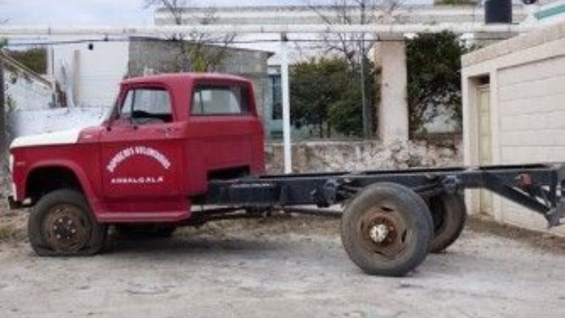 Secuestraron un camión de bomberos