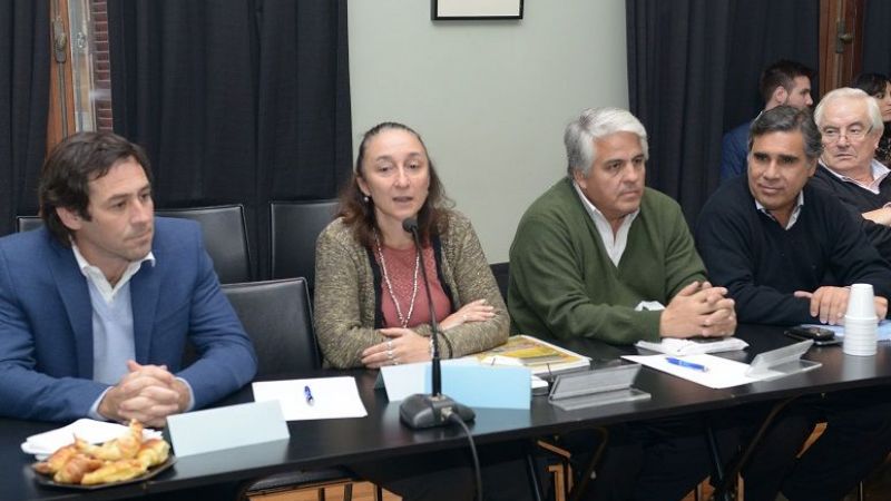 Productores locales en la Mesa Olivícola Nacional