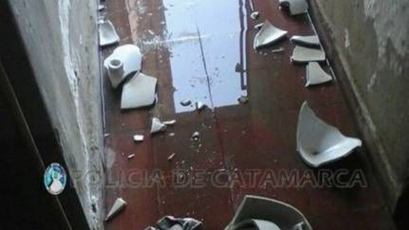 Armó un desorden, se fugó y lo atraparon