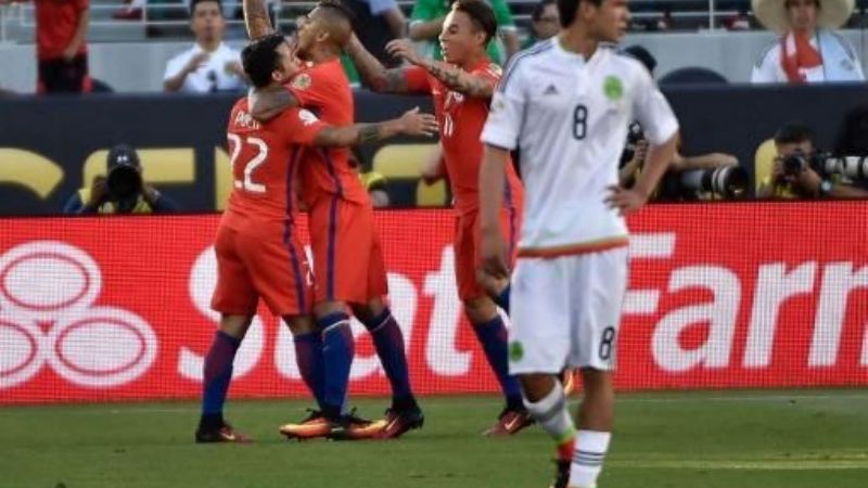 Chile, a toda orquesta, goleó 7-0 a México y enfrenta a Colombia