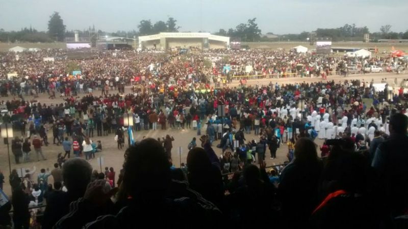 Con una misa multitudinaria culminó el Congreso Eucarístico Nacional
