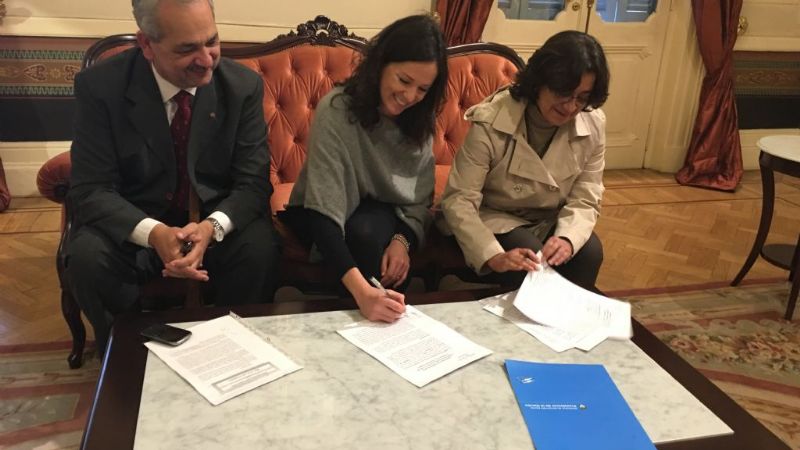Firma de convenio con Desarrollo Social