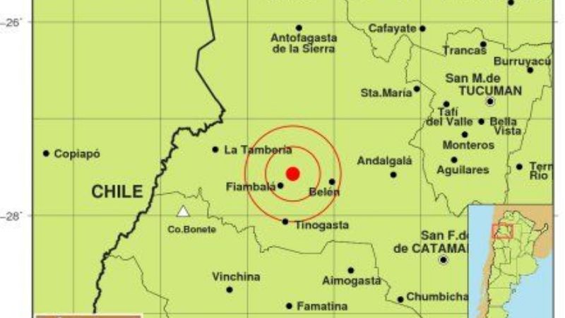 Imperceptible sismo en el Oeste