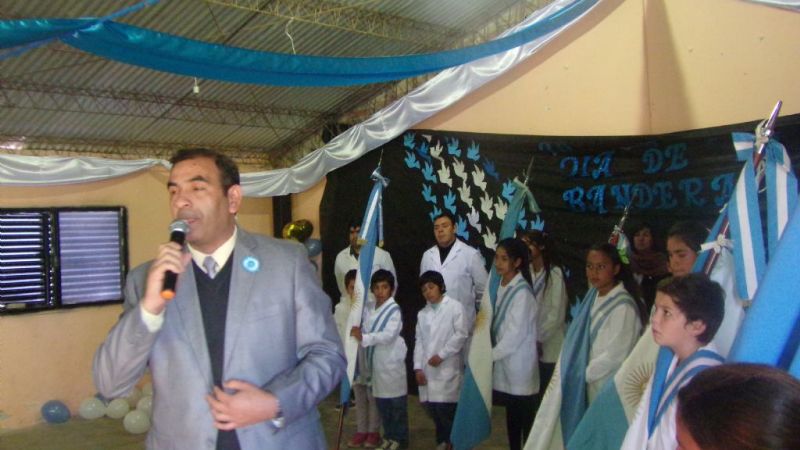 Actos por el Día de la Bandera en La Paz