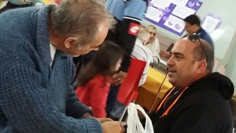 Filial de Belgrano realizó donación a Hogar de Ancianos