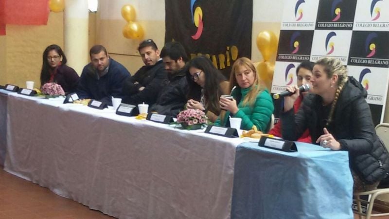 Charla de orientación vocacional en el Instituto Belgrano