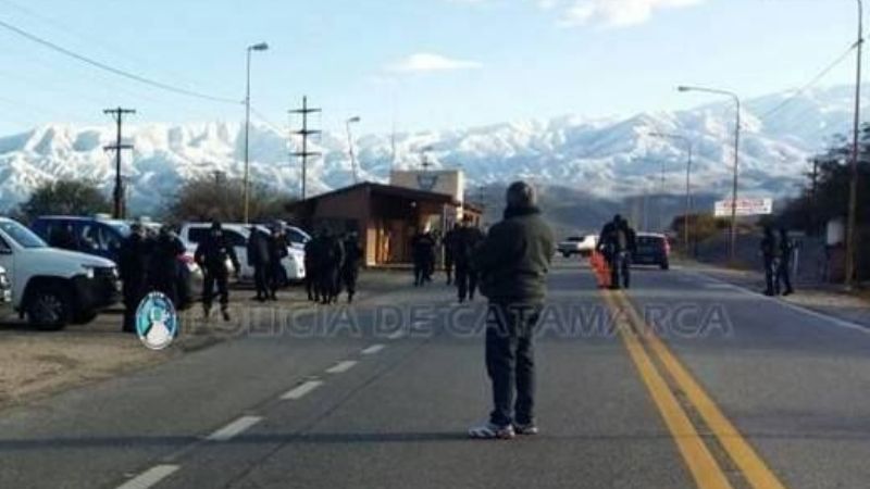 Rigurosos controles en el ingreso a Andalgalá