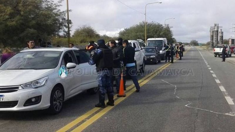 Rigurosos controles en el ingreso a Andalgalá