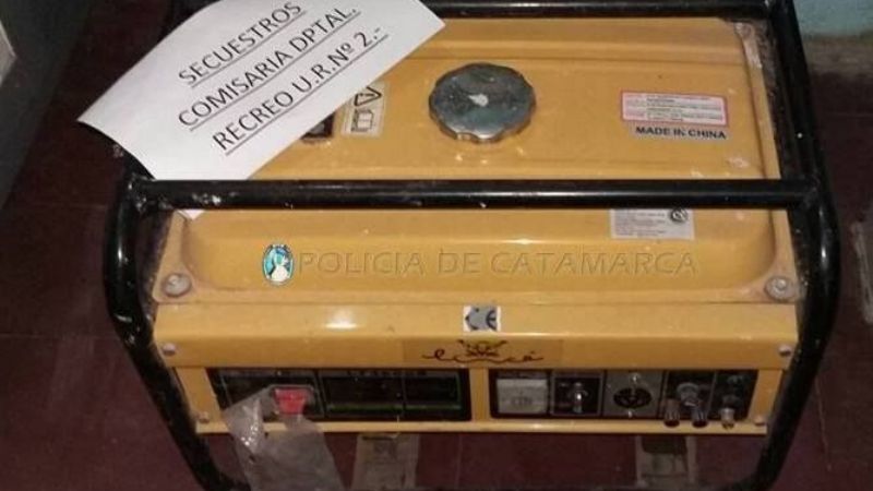 Recuperan en Recreo, elementos robados