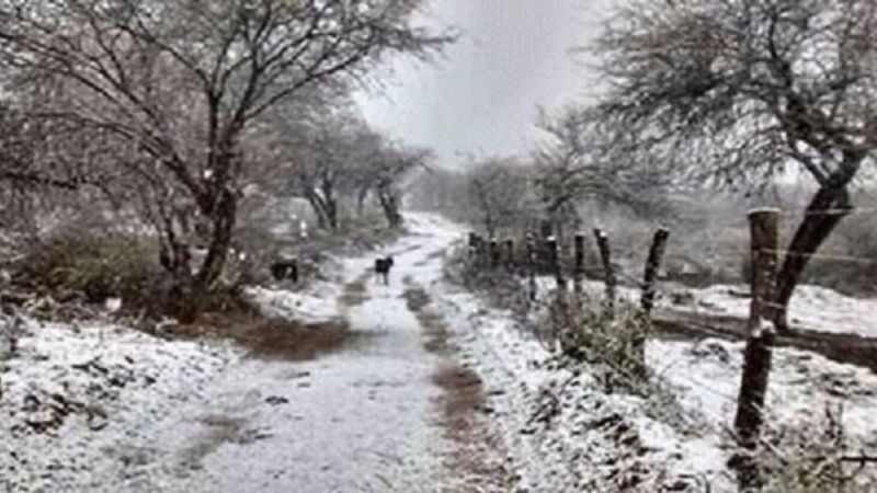 Siguen las nevadas y frío intenso en Andalgalá