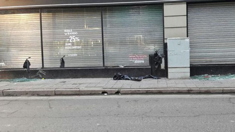 Festejos violentos de hinchas de San Martín de Tucumán