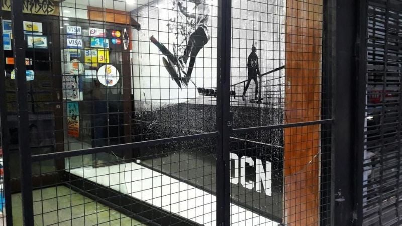 Festejos violentos de hinchas de San Martín de Tucumán