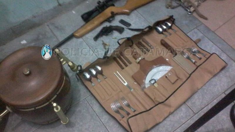 Desbaratan banda que robaba en viviendas y en fincas