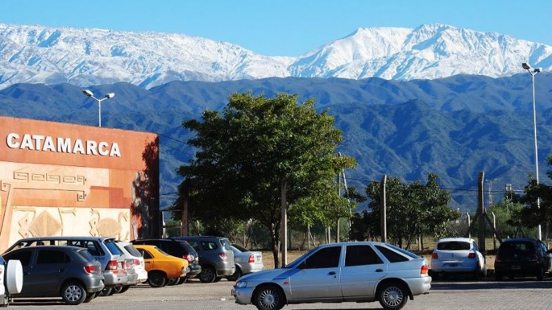 El “regalo” de la nieve entre los “mil tonos de verdes”