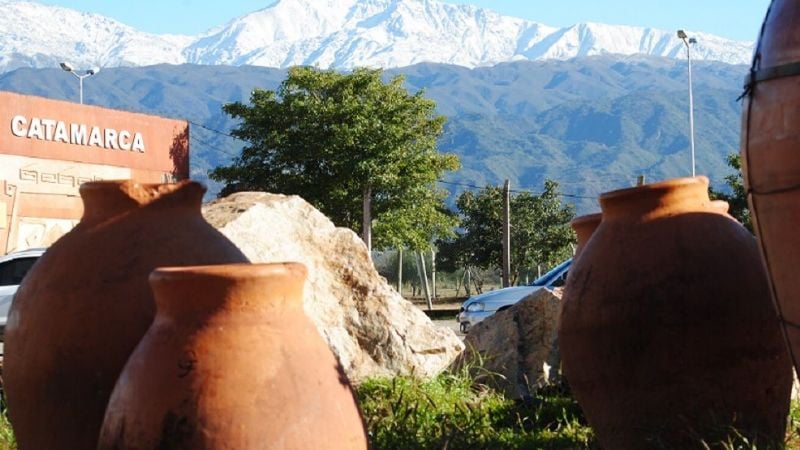 El “regalo” de la nieve entre los “mil tonos de verdes”
